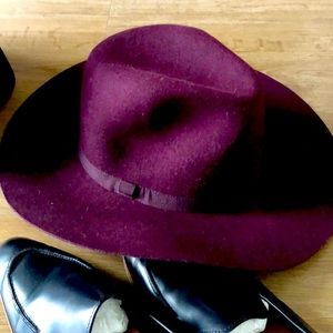 NWOT J. Crew Wide-brimmed Italian wool-felt hat